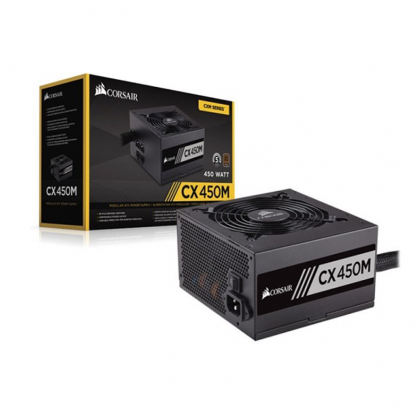 Corsair CXM Series CX450M 450 Watt 80 PLUS Bronze Certified Modular ATX PSU Power Supply Corsair CXM Series CX450M 450 Watt 80 PLUS Bronze Certified Modular ATX PSU Power Supply